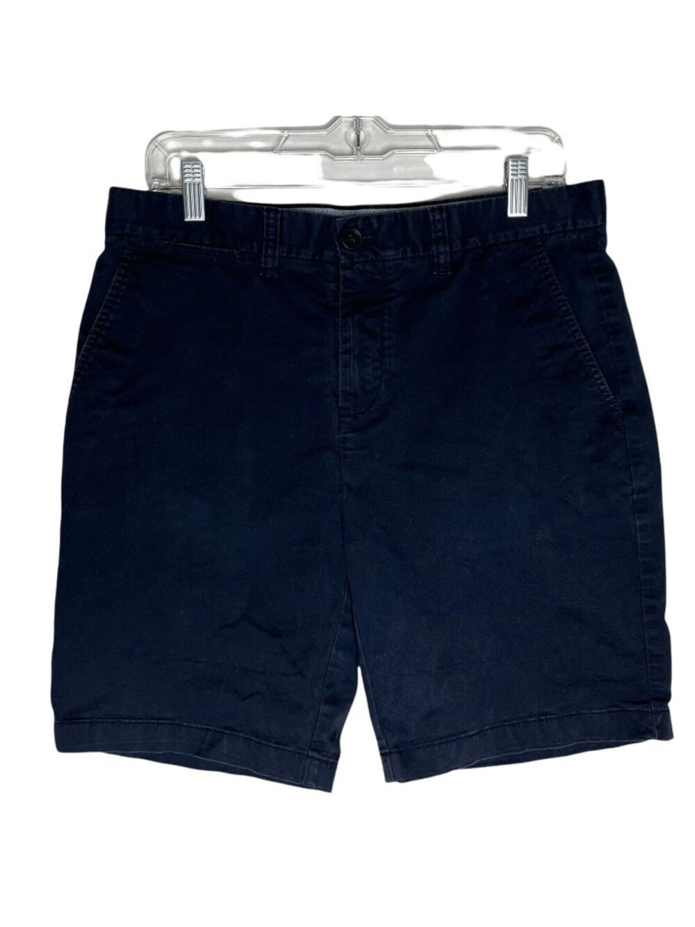 Tommy Hilfiger Chino Shorts Mens Size 32 Blue Flat Front Pockets